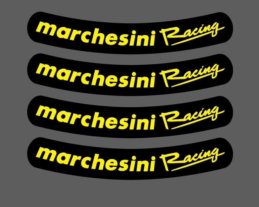 Set Adhesives for Rim Marchesini Racing Yellow