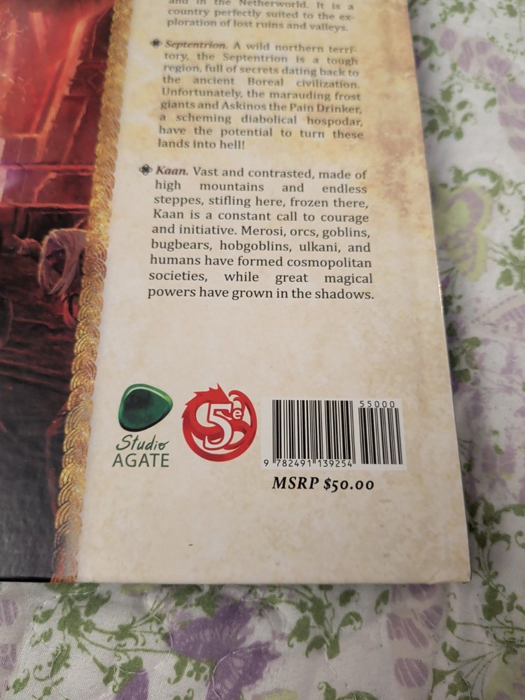 Fateforge 5E RPG Bundle: Eana + Encyclopedia Book 4 - Studio Agate HC Mint
