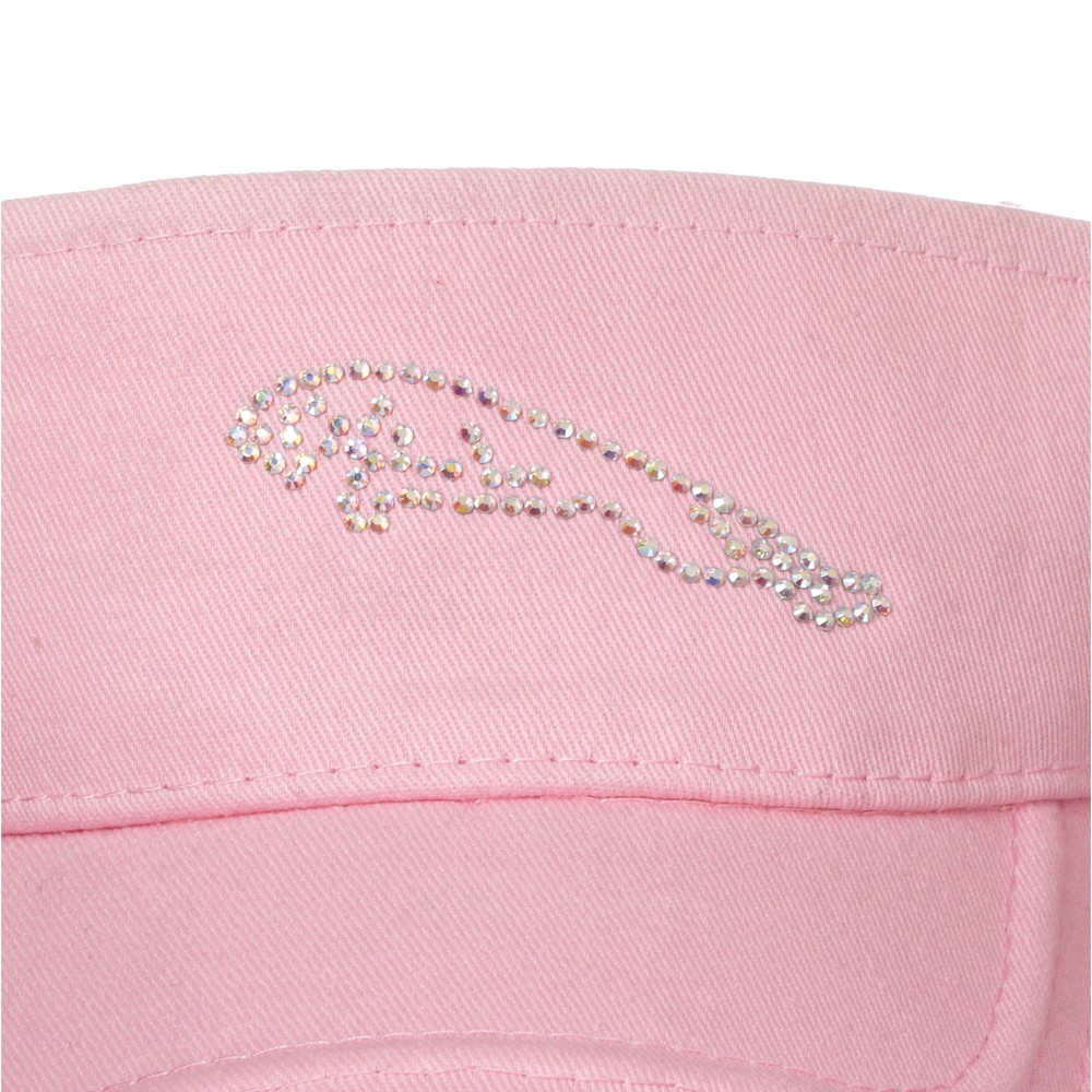 Pink Jaguar Strapped Visor