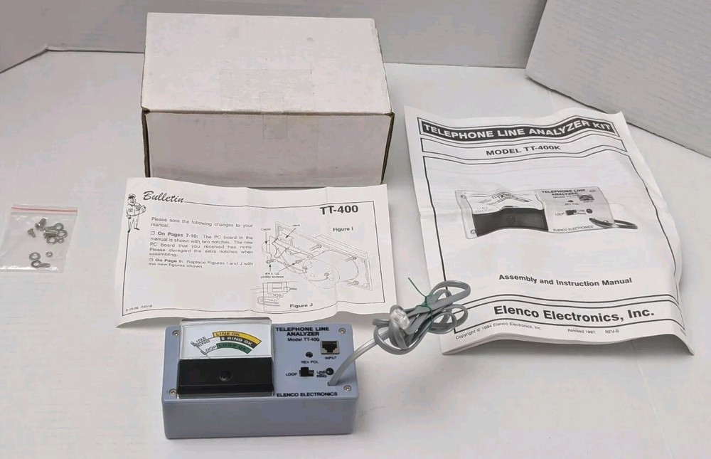 ELENCO model TT-400  TELEPHONE LINE ANALYZER BOX
