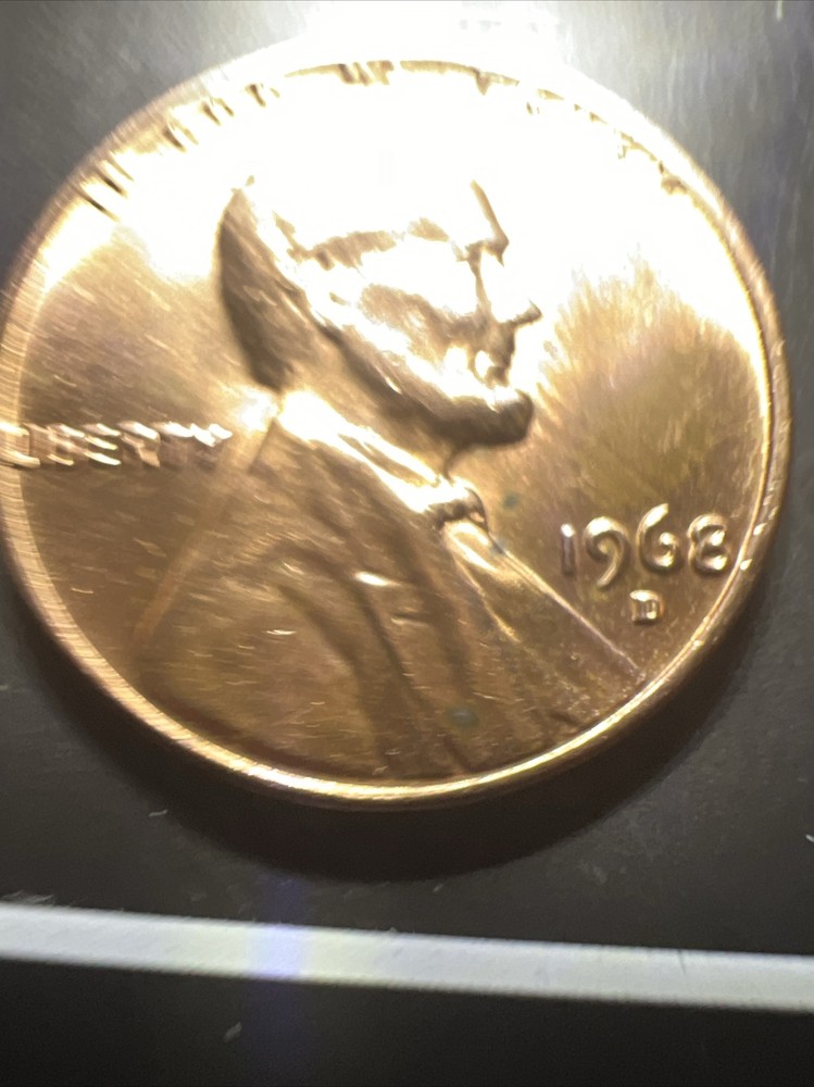 1968-D 1C RD Lincoln Cent