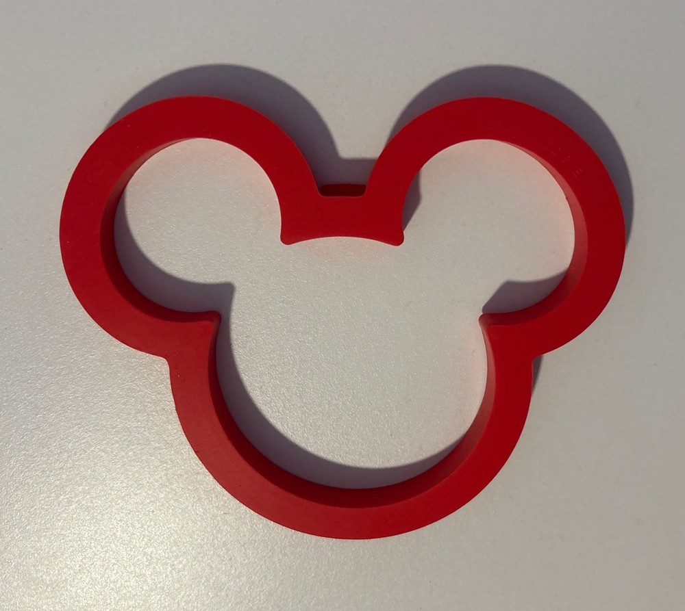 Disney Mickey Mouse Egg Pancake Ring Silicone 6” X 5.25”