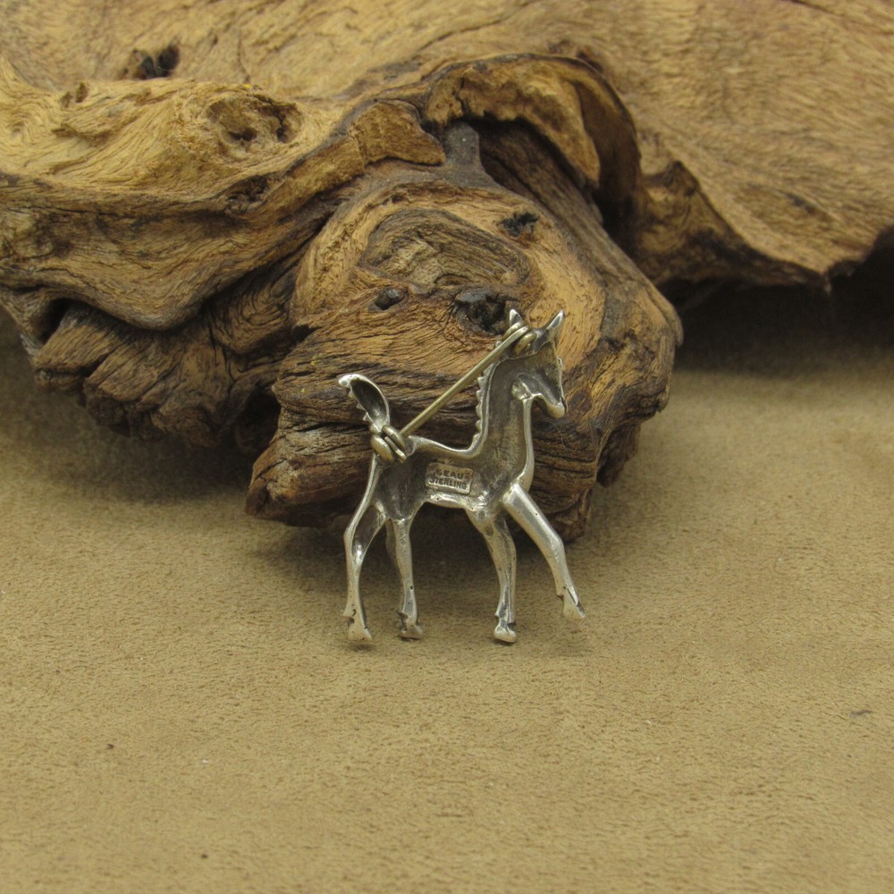 Beaux Sterling Silver Young Horse Pin