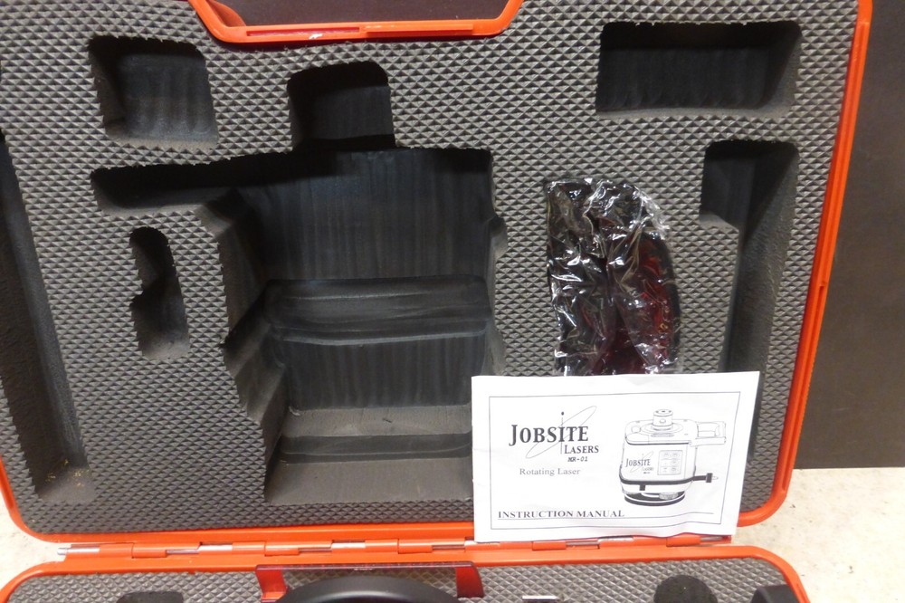 Jobsite Laser MR-01, Rotating,Case, Mint