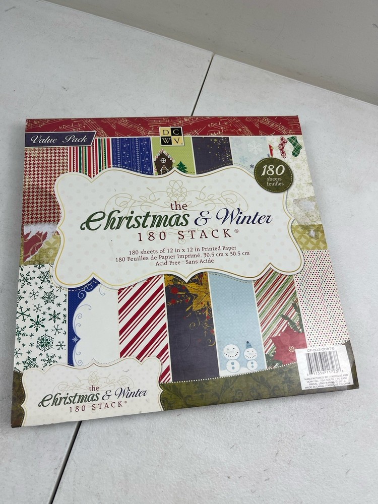 The Christmas & Winter 180 Stack Sheets Value Pack Used