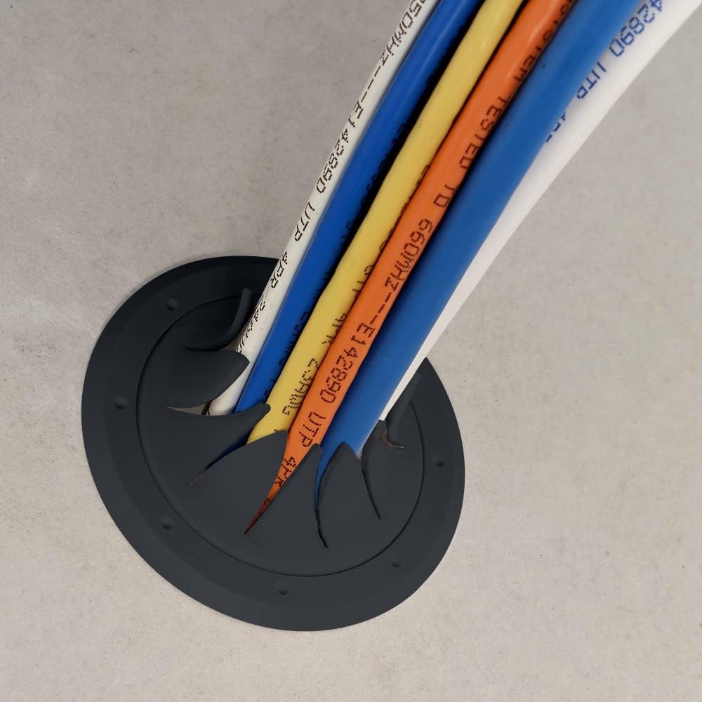 Construct Pro Speedy Spring-Lock Cable Pass Through Port, 2 inch Inner...