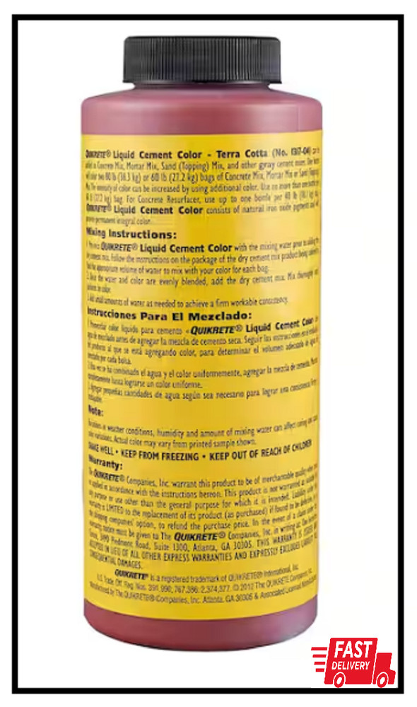 10 Oz. Liquid Cement Color - Terra Cotta