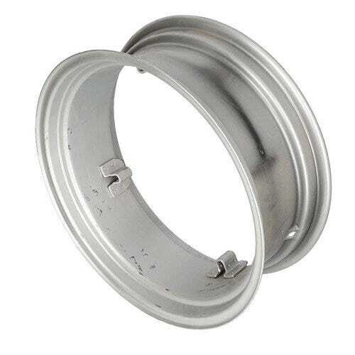 Rear Rim - 9" x 24" Rectangular 4 Loop Style Silver fits International Super A