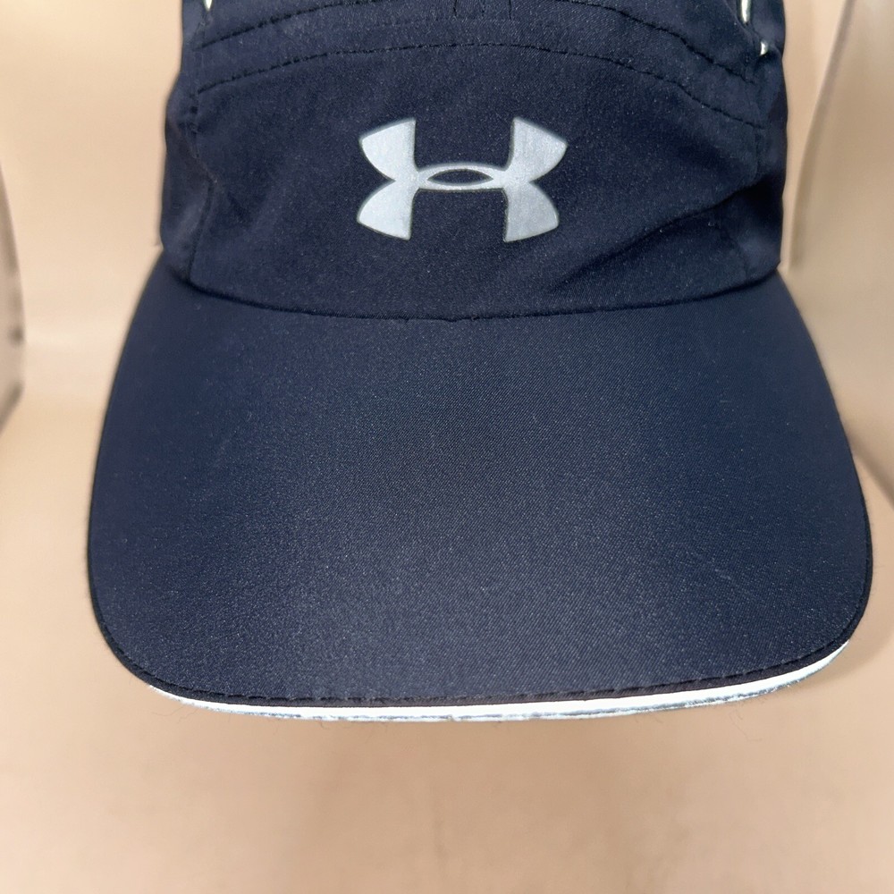 UNDER ARMOUR Running Workout Baseball Hat Cap 5 Panel Reflective Adjustable NICE