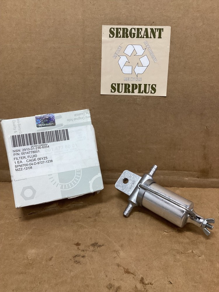 Filter fluid assmy. FLU-419/SEE 2910-01-236-6054