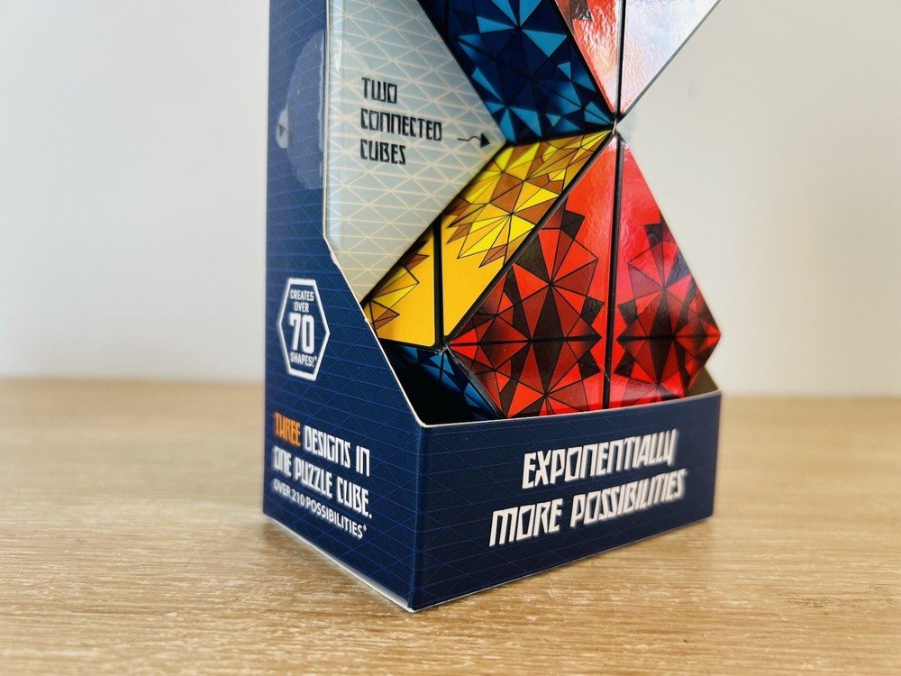 Shashibo Squared Puzzle Cube NOTE See Pics Torn Packaging