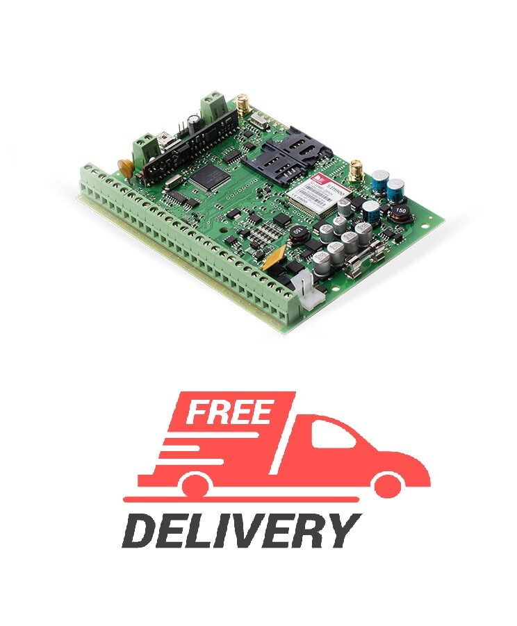 Hybrid alarm control panel with GSM/GPRS communicator ESIM364