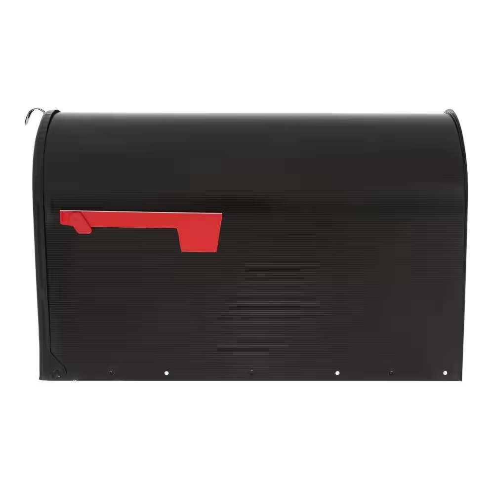 JUMBO POST MOUNT MAILBOX Galvanized Steel Extra Large Rural Mail Box