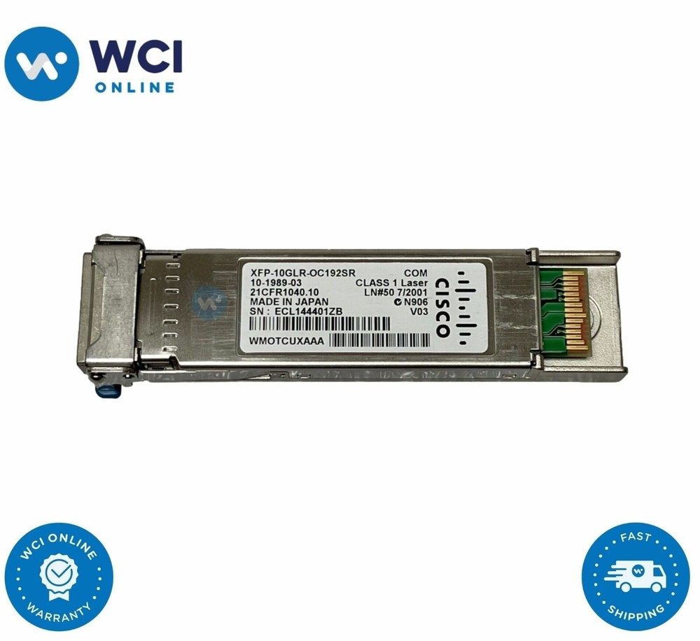 Cisco XFP-10GLR-OC192SR DWDM Module Multirate XFP Module  *Original*