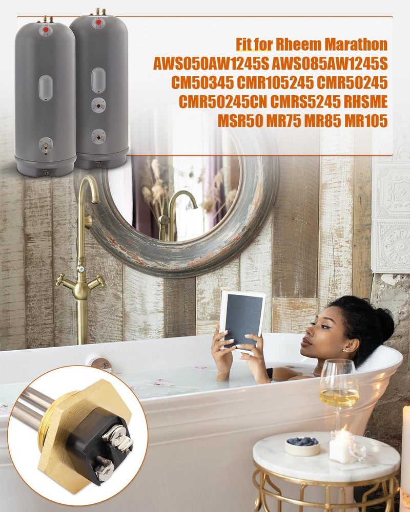 Water Heater Element Replacement Fit for Rheem Marathon, Replace SP213670, 45...