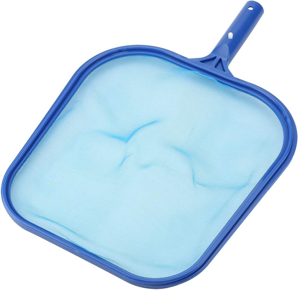 Lightweight Pool Skimmer Net Mesh Frame for Debris Removal - Blue, 12.5cm Han...