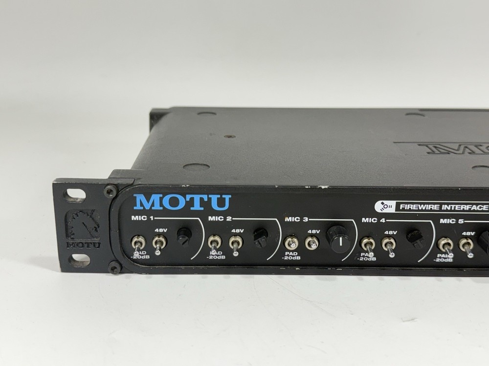 Motu 8Pre (8-Pre) Eight Mic Preamps - MIDI Firewire Audio Interface - WORK
