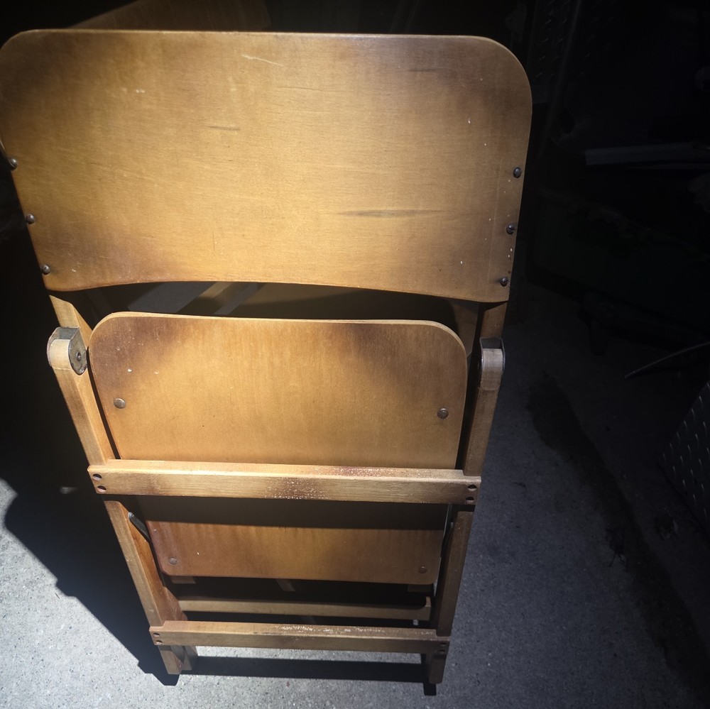 Vintage Mid Century Folding Side Chair