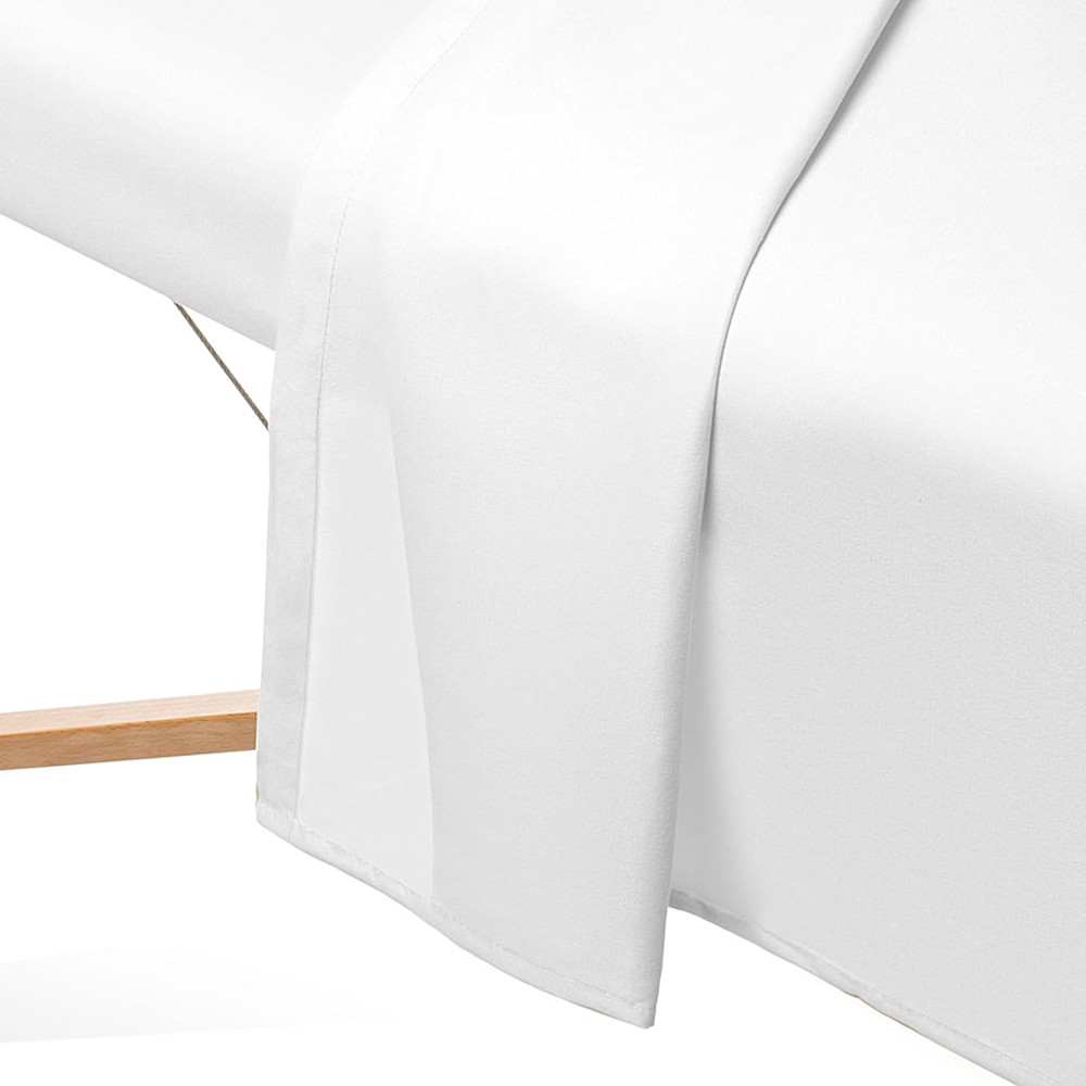 3-Piece Microfiber Massage Table Sheet Set - Premium Facial Bed Cover - Includes