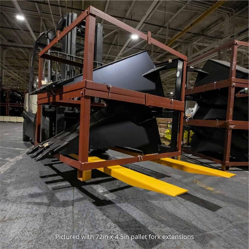 Pallet Forklift Extensions, 72in Pallet Fork Extensions x 5.5in Width, NEW