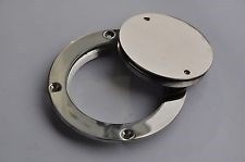 5", 316 Stainless Deck Plate with key