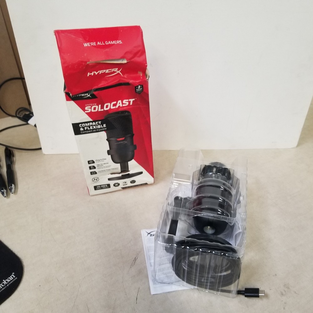 HyperX SoloCast USB Gaming Microphone - Black (4P5P8AA)