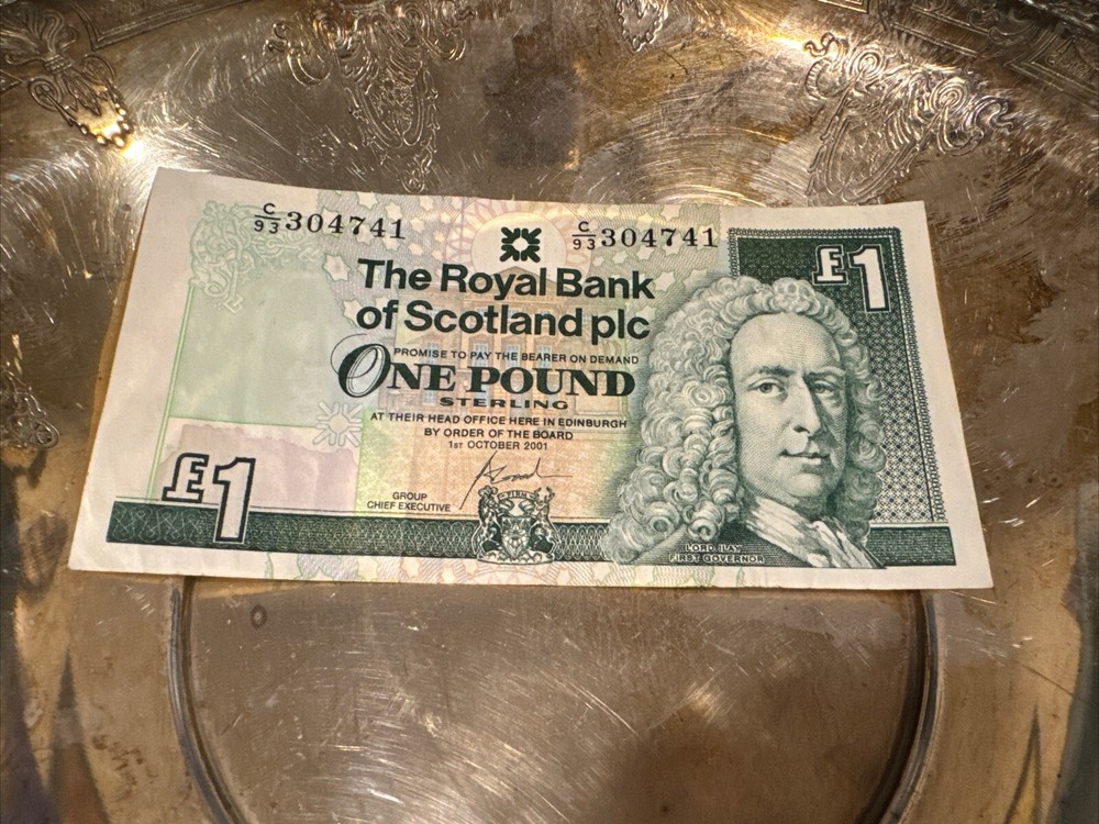 1 Pound Scottish Note Circulated Good Condition