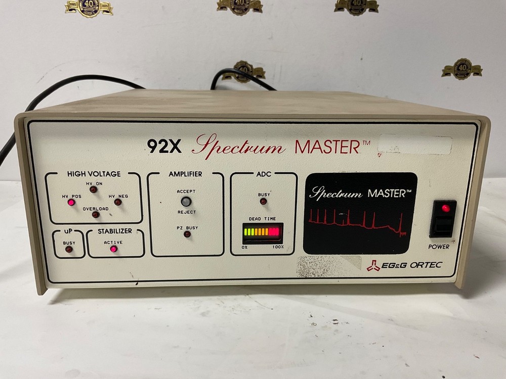 EG&G ORTEC model 92X Spectrum Master ADCAM SPECTROMETER with original tag