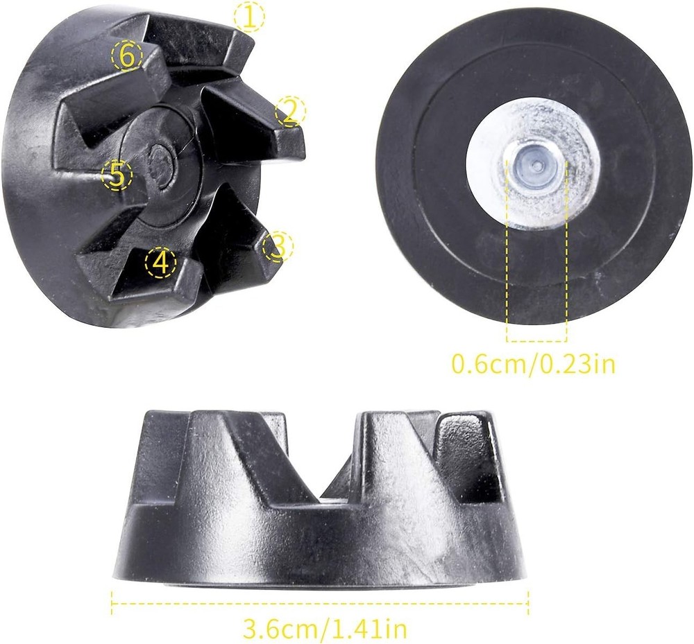 Multi-Model Blender Drive Coupling Set with Spanner Kit - Easy Install 9704230