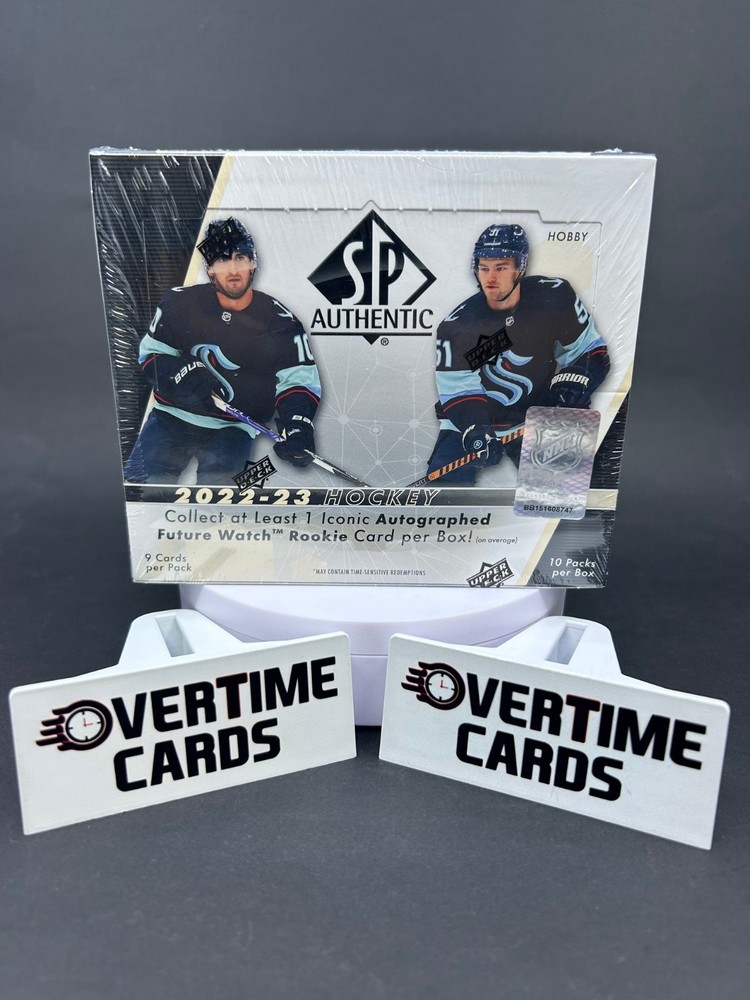 2022-23 Upper Deck NHL SP Authentic Hockey Hobby Box