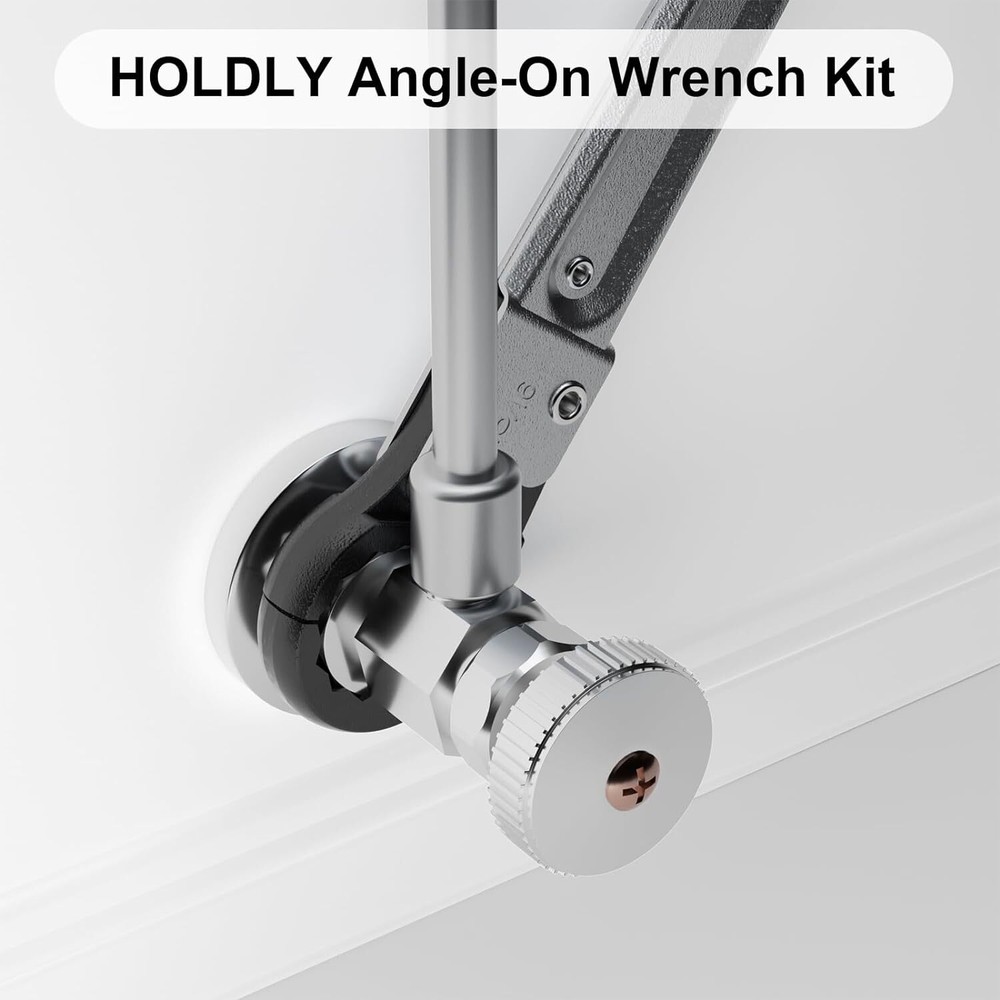 Plumbing Tools Angle Stop Wrench Kit Removing Compression Ring Angle-On for Inst