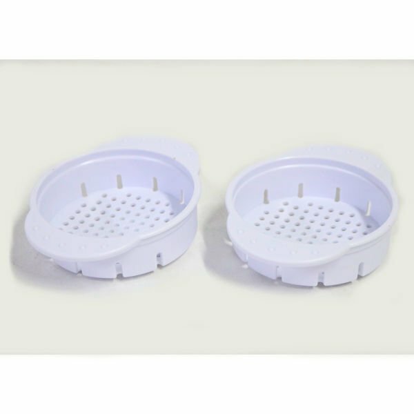Plastic Can Colander/Strainer in White - Set of 2 NEW!!!!