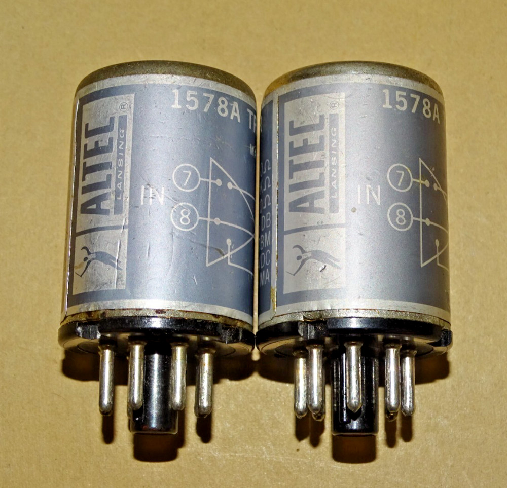 Pair, Altec Model 1578A Plug-In Transistor Preamplifiers