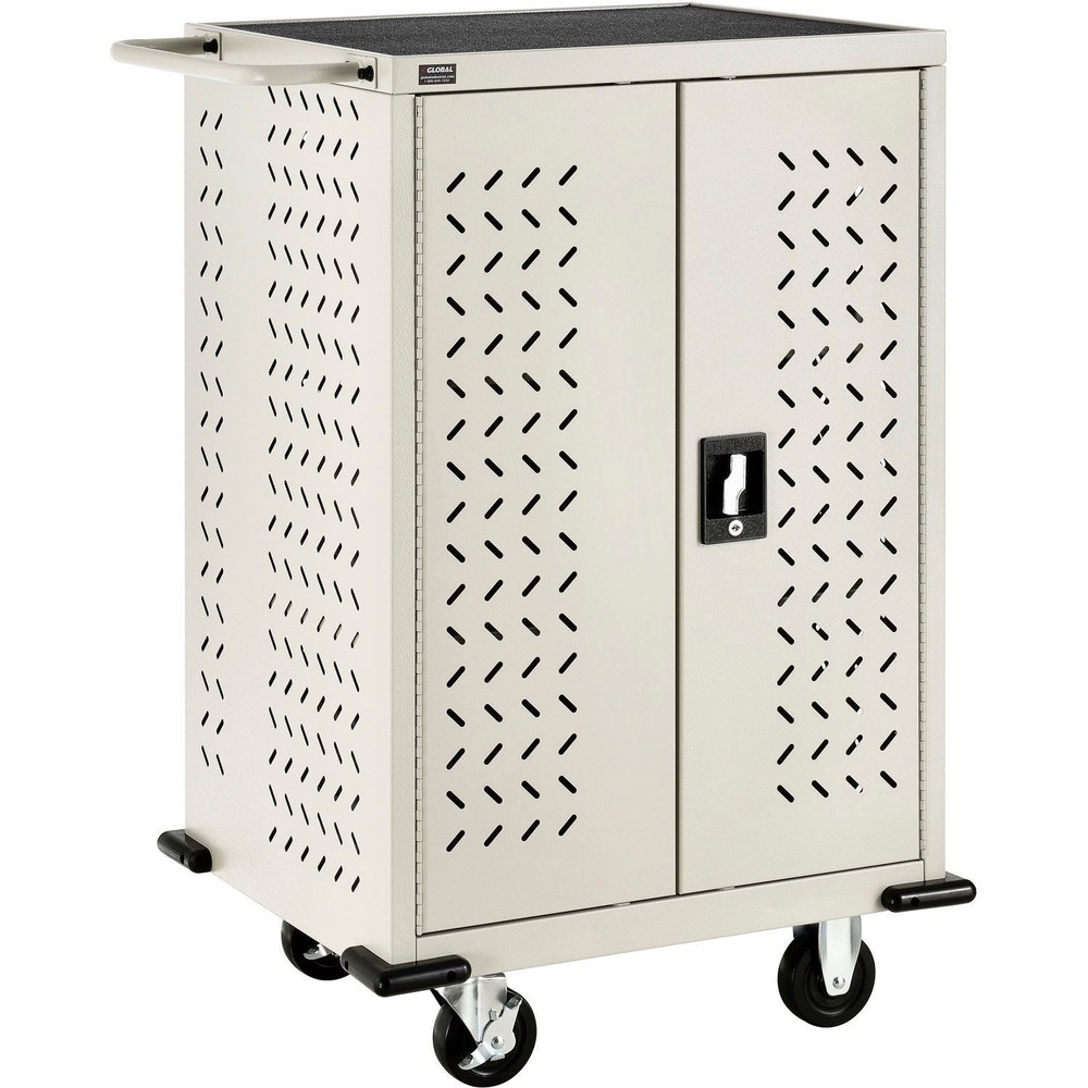 Mobile Storage  Charging Cart 36 Tablet Device Capacity Putty Assembled