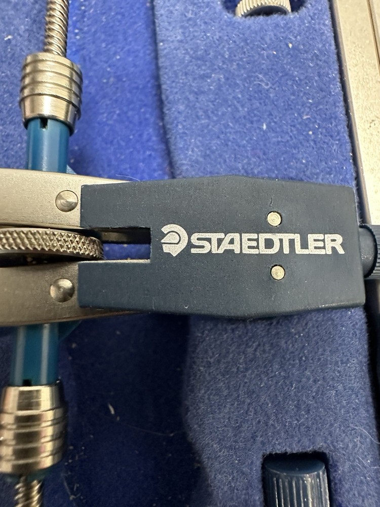 Vtg Staedtler Mars Masterbow Drafting Set Germany