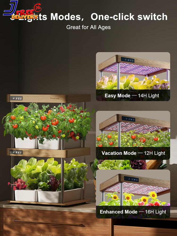 Hydroeasy1.0 Hydroponics Growing System Kit Beginner-Friendly Indoor Garden for