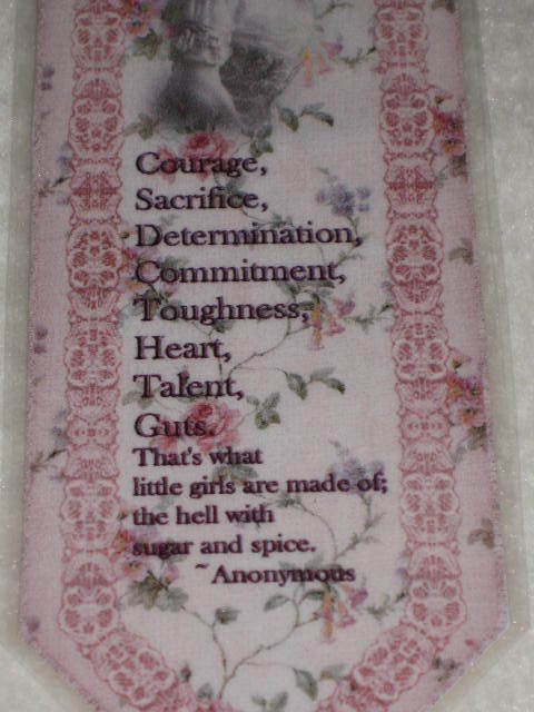 PRIMITIVE VICTORIAN STYLE LAMINATED BOOKMARK