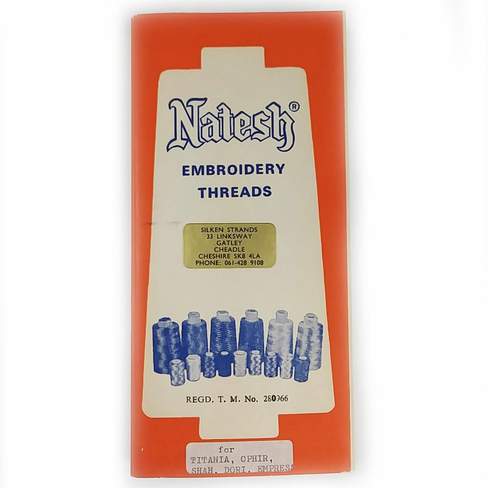 Vintage Natesh Embroidery Threads Packet