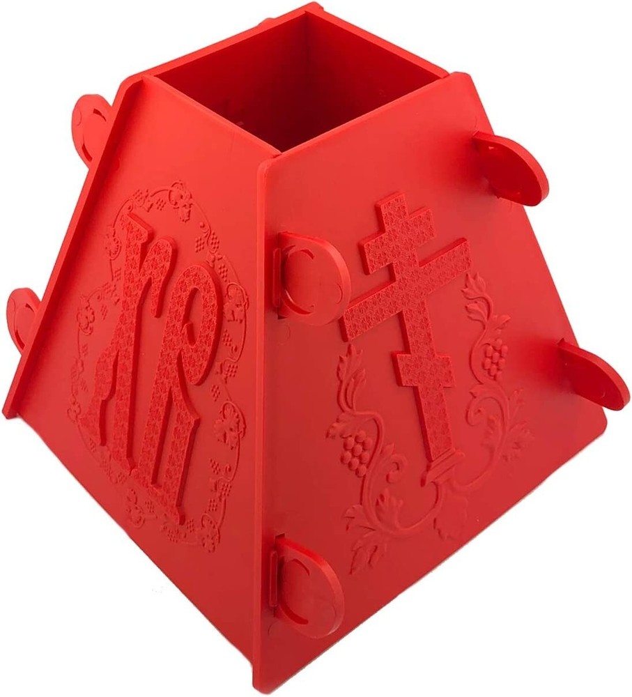 Plastic Mold for Easter Cheesecake Orthodox Traditional Easter 500 g Пасочница
