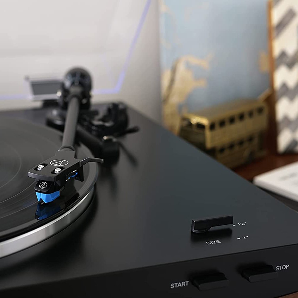Audio-Technica Fully Automatic Wireless Belt-drive Turntable w/ Record Care Kit