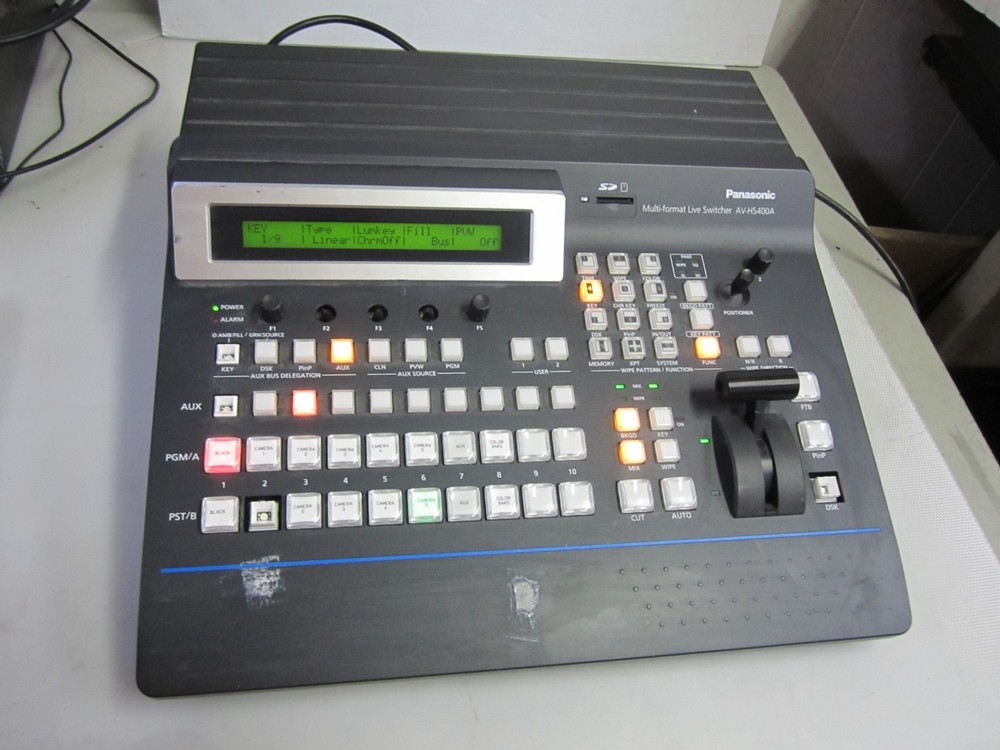 Panasonic AV-HS400A Multi-Format Live Video Switcher AV-HS400AN READ DESCRIPTION