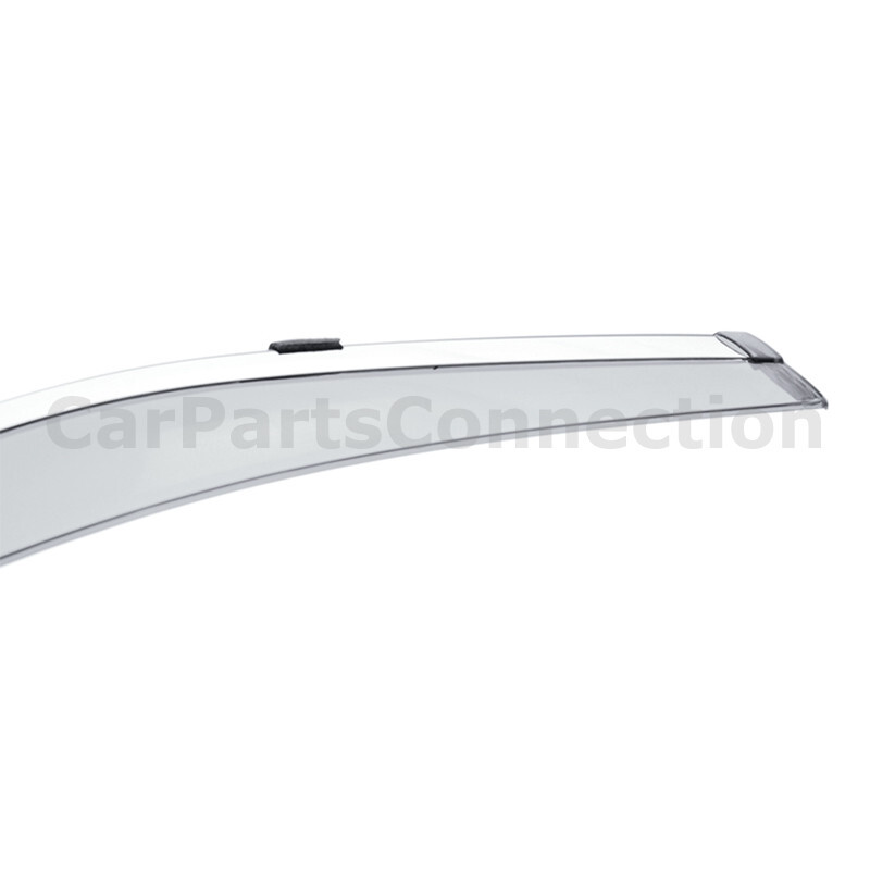 Wellvisors For Mitsubishi Eclipse Cross 18-23 Window Visor Deflector Chrome Trim