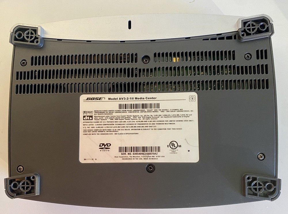 Bose Model AV3-2-1 II Media Center Main Unit Only