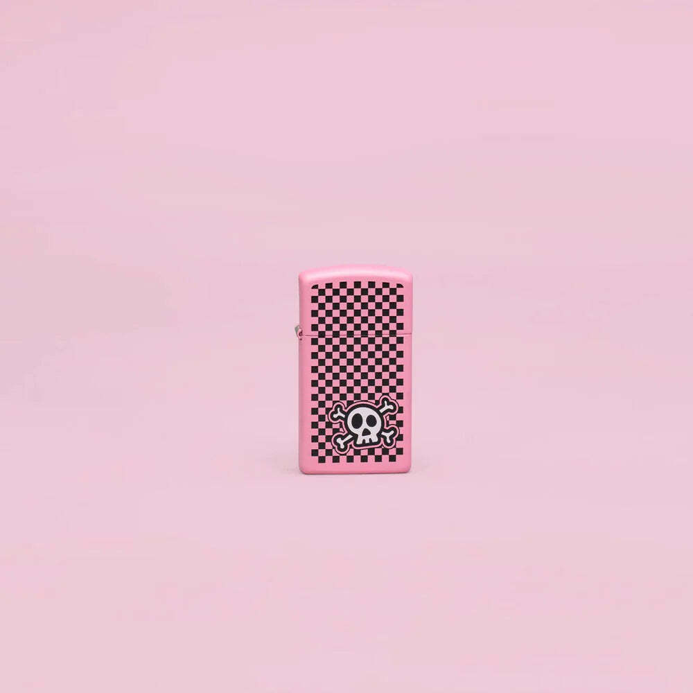 Zippo Checkered Skull Design