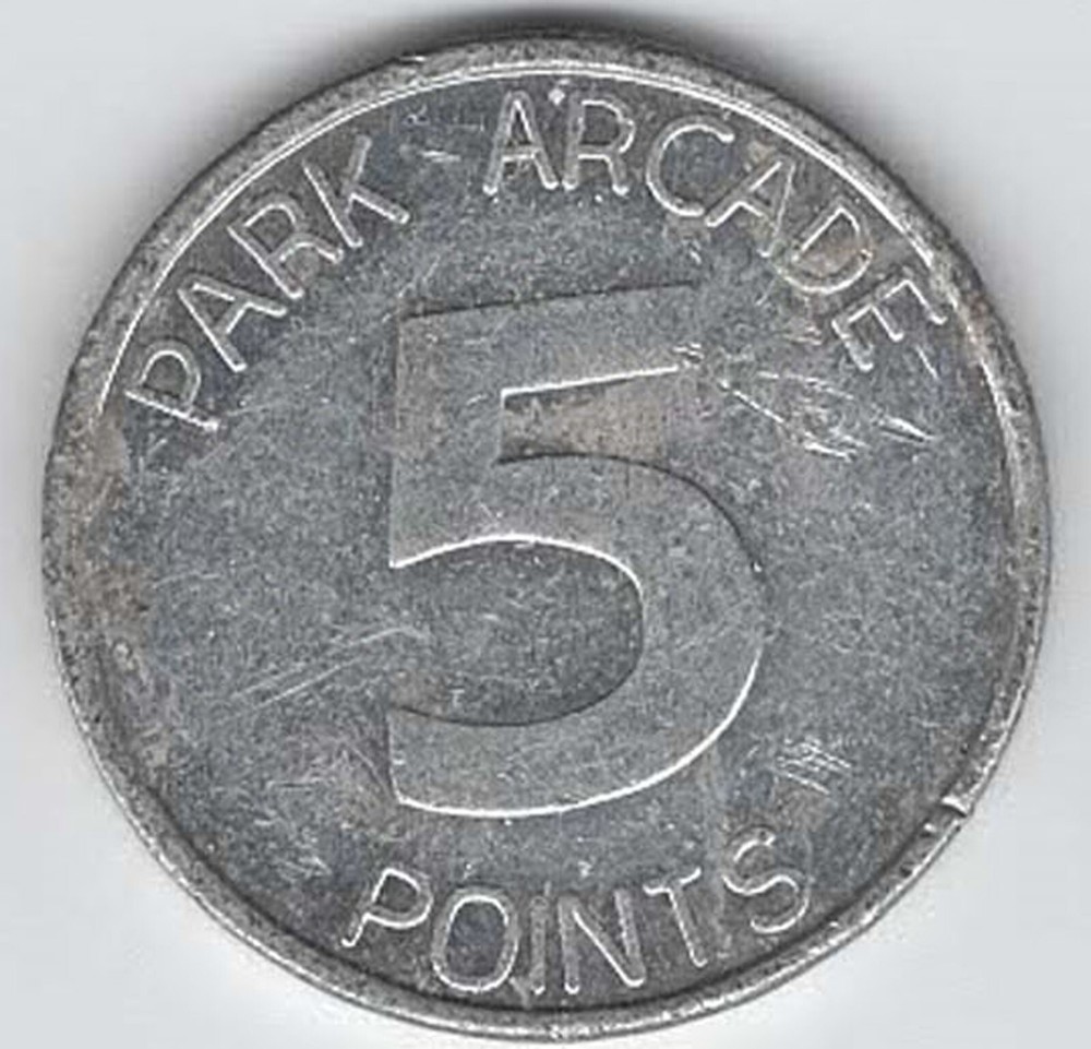 STEVE D's PARK ARCADE - 5 PRIZE POINTS (Rare)