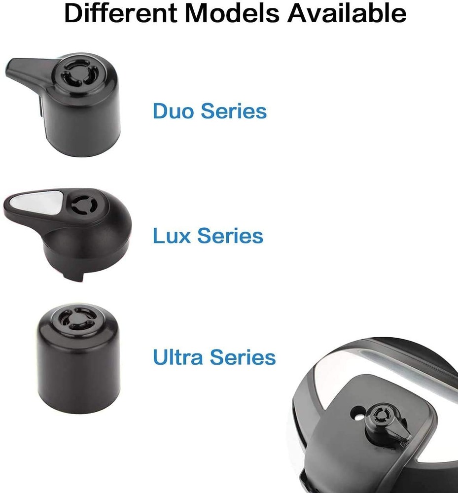 Steam Release Handle,Float Valve Replacement Parts with Anti-Block Shield DUO
