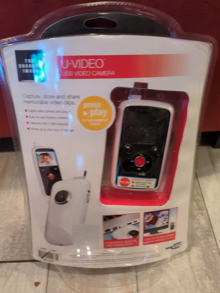 The Sharper Image U-Video White Handheld Standard Definition Digital USB Camera