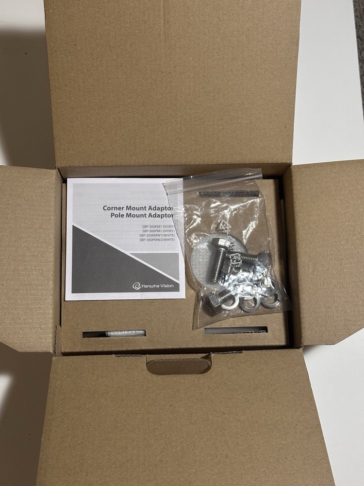 Hanwha Vision SBP-300PMW2 Pole Mount For Camera - Open Box