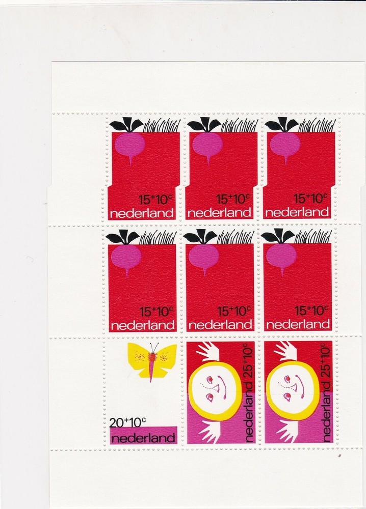 Netherlands Nature Mint Never Hinged Stamps Sheet ref R17765