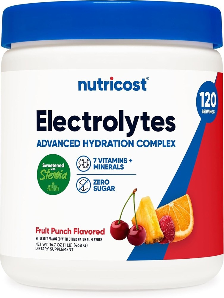 Electrolyte Complex Drink Mix Powder (Fruit Punch) 120 Servings